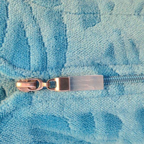 Whispers Size S Sleeveless Zip Front House Coat Robe Coverup w/Pockets - Picture 5 of 13